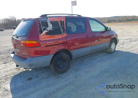 1998 Toyota Sienna Le из США, поврежденный, VIN 4T3ZF13C9WU011746